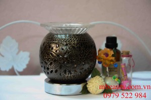 đèn xông tinh dầu gốm nâu cảm ứng