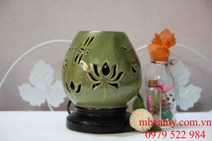 đèn xông tinh dầu gốm ngàn hoa